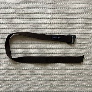 Vintage 90s Patagonia Web Tech dark brown belt
